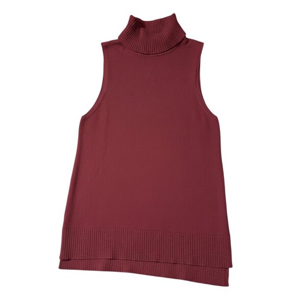 WHBM Sleeveless mock-neck sweater size large - Picture 3 of 8